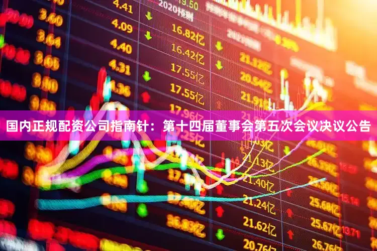 国内正规配资公司指南针：第十四届董事会第五次会议决议公告
